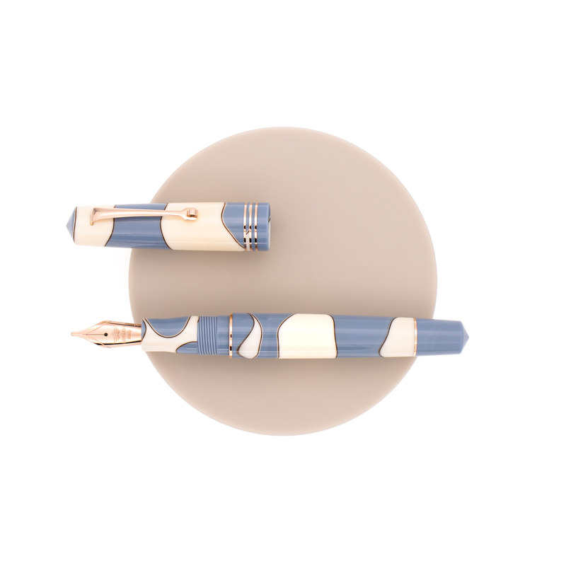 Leonardo Officina Italiana Leonardo Momento Zero Fountain Pen Nuvola & Rose Gold