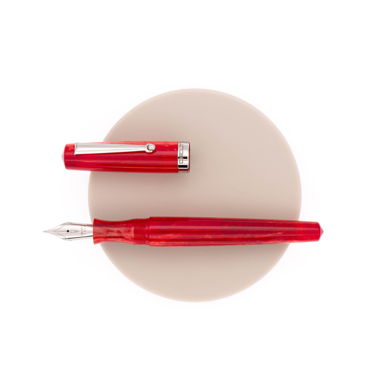Delta Delta Intesa 2.0 Fountain Pen Red & Rhodium