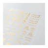 Midori Midori Foil Transfer Sticker Adesivi Dorati Celebrazioni
