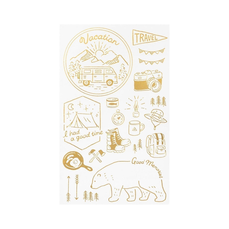 Midori Midori Foil Transfer Sticker Outdoor