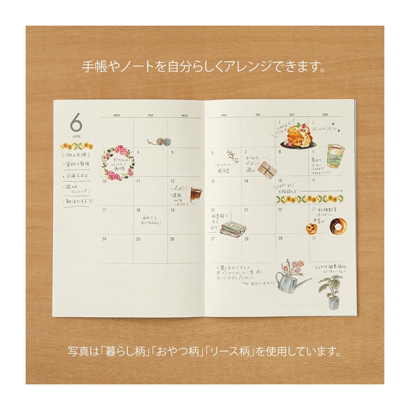 Midori Midori Transfer Sticker Adesivi Snacks