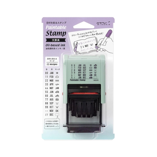 Midori Timbro Datario Girevole Stationery
