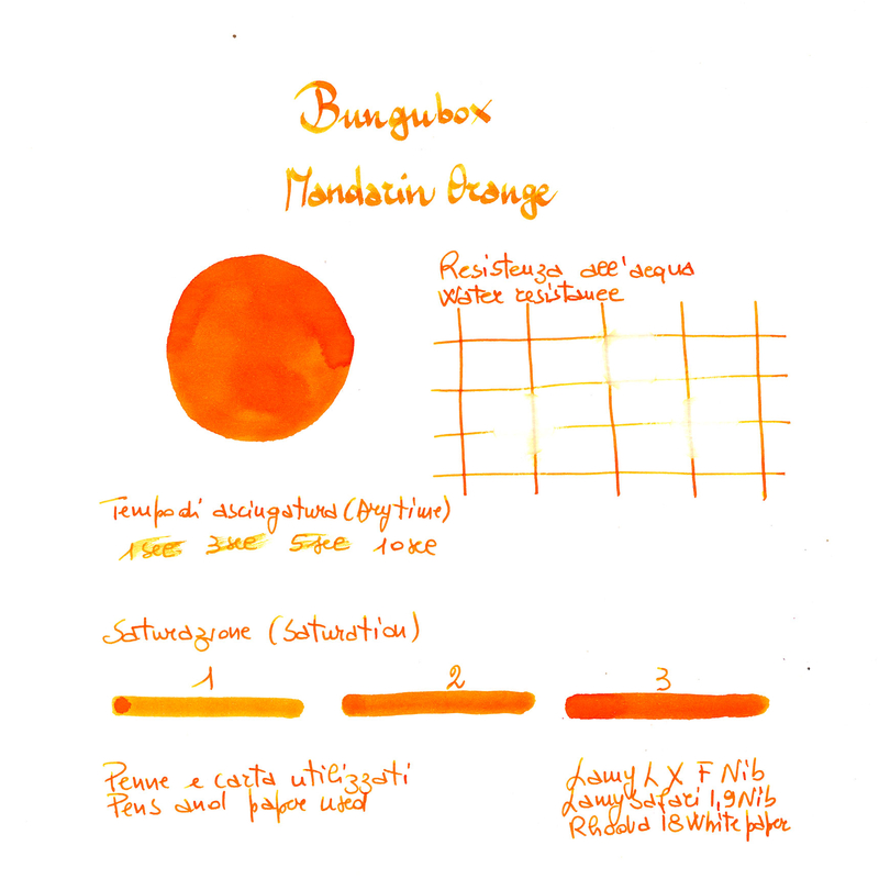 Bungubox Bungubox Ink Tells More Mandarin Orange Inchiostro 30 ml