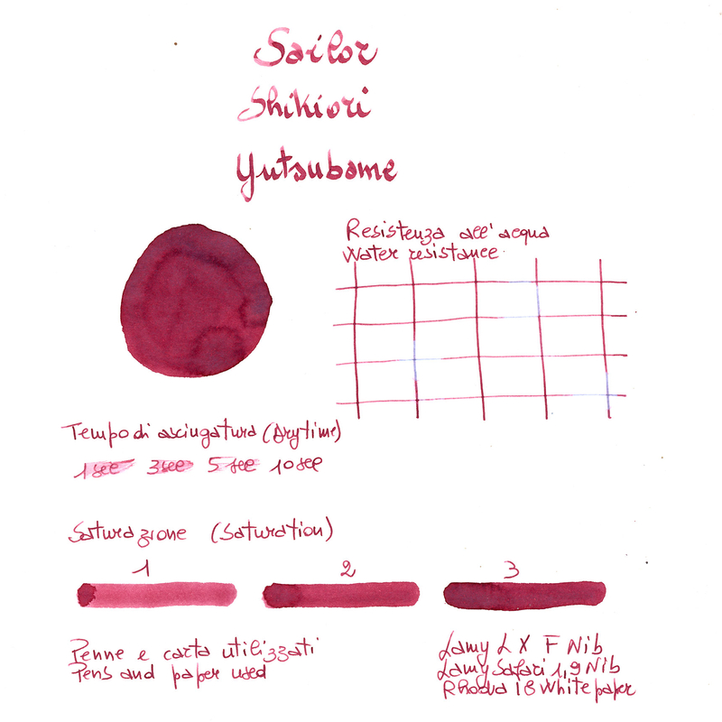 Sailor Sailor Shikiori Yutsubame Inchiostro 20 ml
