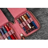 Galen Leather Galen Leather Zippered 10 Slots Pen Case Crazy Horse Orange