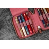 Galen Leather Galen Leather Zippered 10 Slots Pen Case Crazy Horse Orange