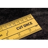 Galen Leather Galen Leather Vintage Inspired Brass Ruler