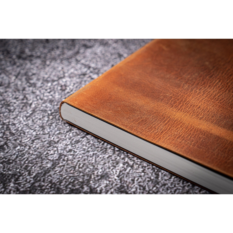 Galen Leather Galen Leather Notebook A5 Tomoe River Paper Crazy Horse Brown
