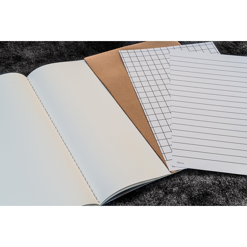 Galen Leather Galen Leather Everyday Book Set di 3 Quaderni Regular Size Carta Tomoe River