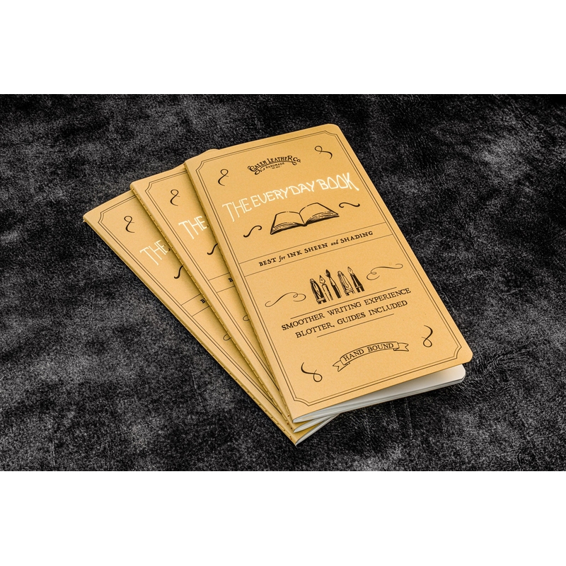 Galen Leather Galen Leather Everyday Book Set of 3 Notebook Regular Size Tomoe River Paper