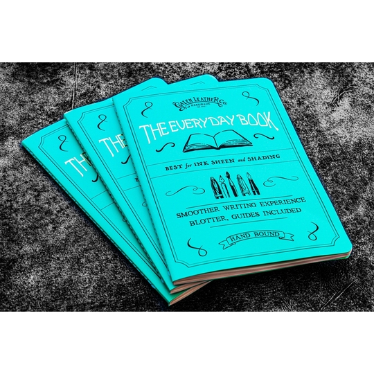 Galen Leather Everyday Book Set of 3 Notebook B6 Tomoe River Paper