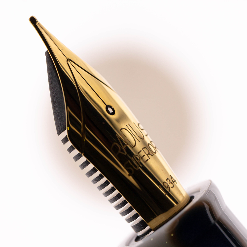 Radius Radius Settimo Fountain Pen Cielo Blu & Gold