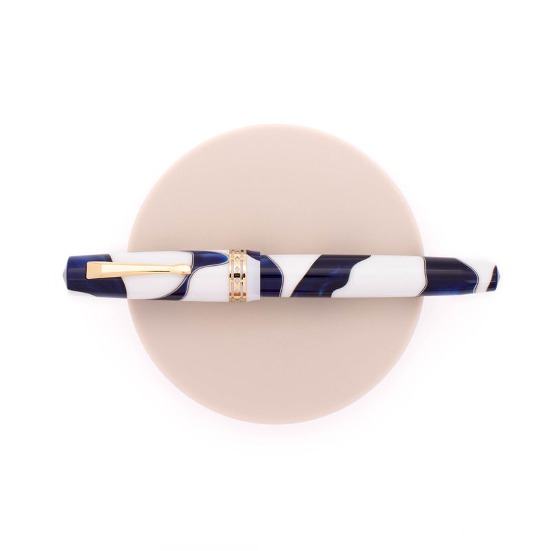Radius Radius Settimo Fountain Pen Cielo Blu & Gold