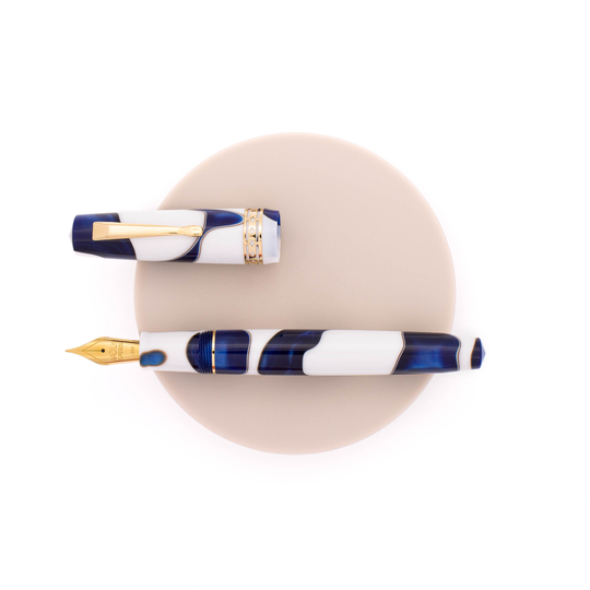 Radius Settimo Fountain Pen Cielo Blu & Gold