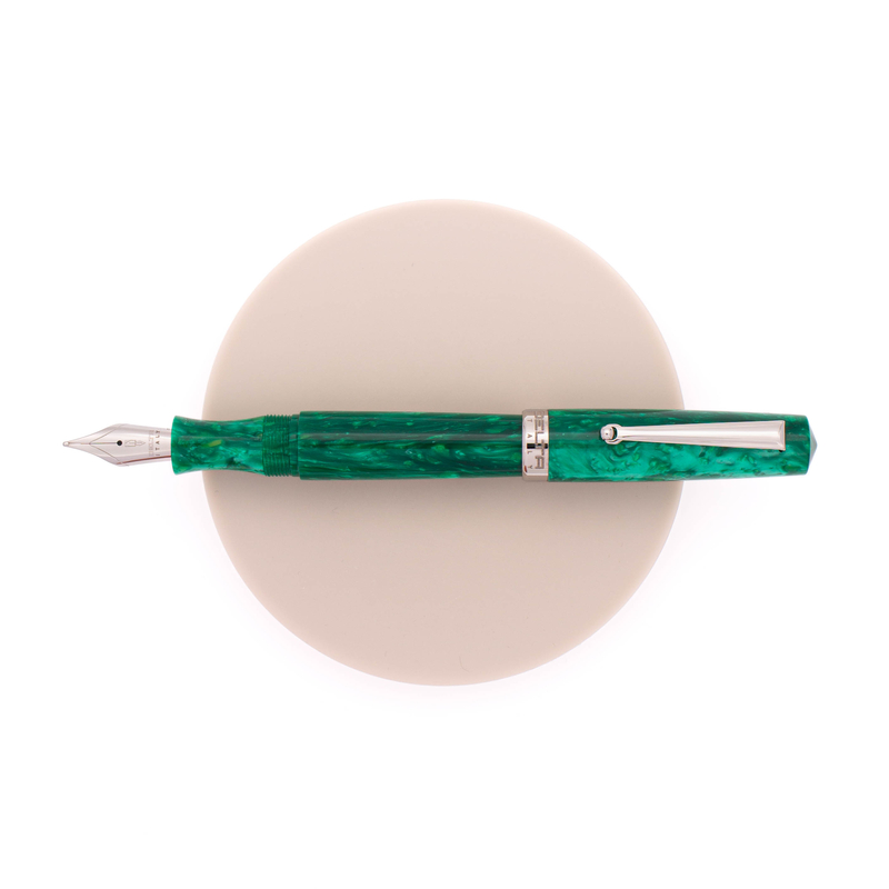 Delta Delta Intesa 2.0 Penna Stilografica Verde & Rodio