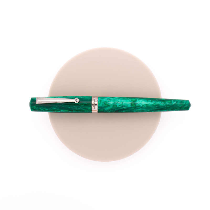 Delta Delta Intesa 2.0 Penna Stilografica Verde & Rodio