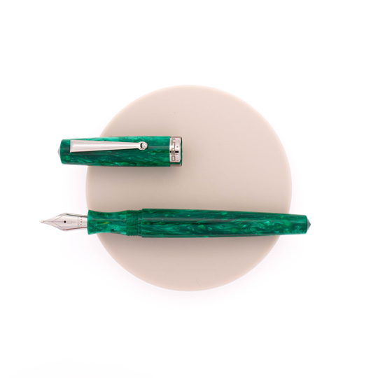 Delta Intesa 2.0 Fountain Pen Green & Rhodium