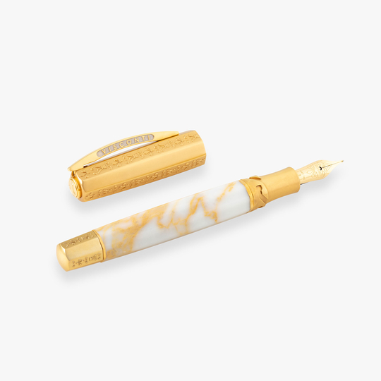 Visconti Il Magnifico Penna Stilografica Calacatta Gold Edizione Limitata