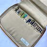 Kyoku Haku Kyoku Haku Pen Case for 20 Pens Begonia Sky Blue