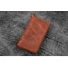 Galen Leather Galen Leather Zippered 3 Slots Pen Case Crazy Horse Orange