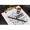 Galen Leather Galen Leather Wooden A4 Clipboard Mahogany