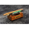 Galen Leather Galen Leather The Pen Rest Supporto Portapenne in Legno di Mogano