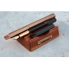 Galen Leather Galen Leather The Pen Rest Wooden Pen Stand Mahogany