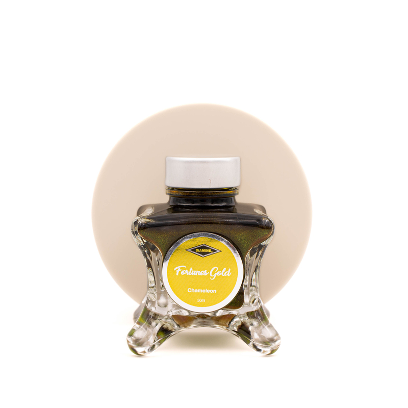 Diamine Diamine Inkvent Fortunes Gold Inchiostro 50 ml Purple Edition Chameleon