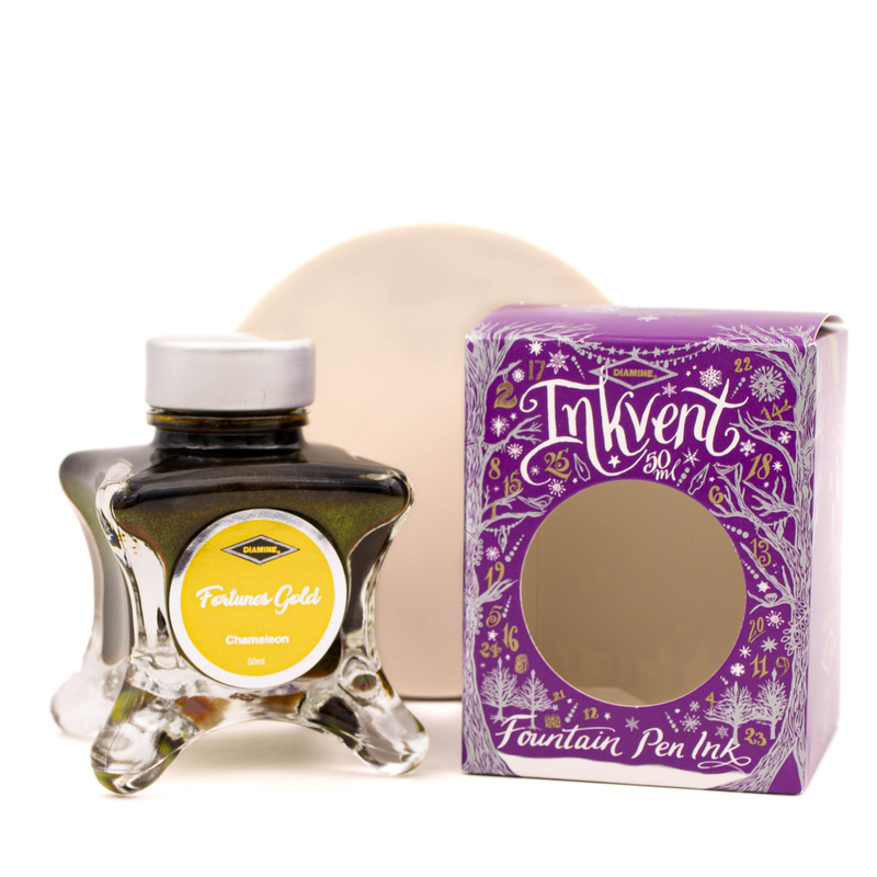 Diamine Diamine Inkvent Fortunes Gold Inchiostro 50 ml Purple Edition Chameleon
