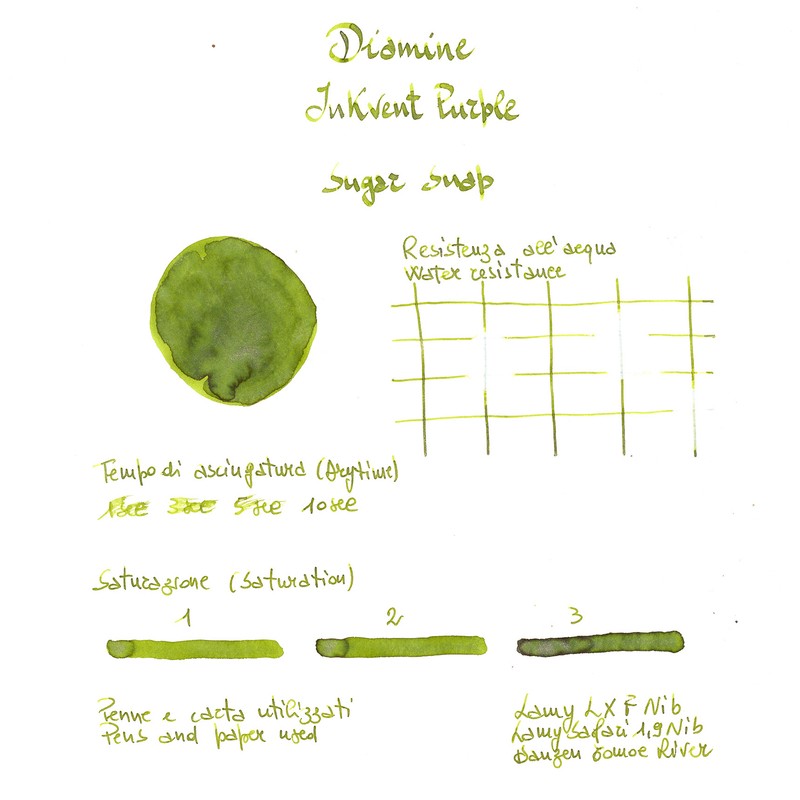 Diamine Diamine Inkvent Sugar Snap Inchiostro 50 ml Purple Edition Shimmer