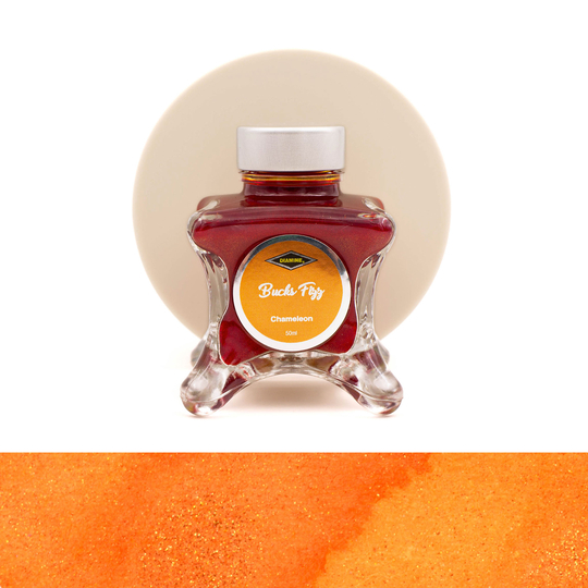 Diamine Inkvent Bucks Fizz Ink Bottle 50 ml Purple Edition Chameleon