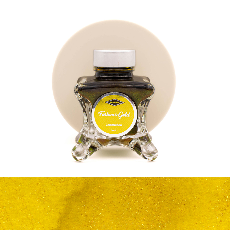 Diamine Diamine Inkvent Fortunes Gold Inchiostro 50 ml Purple Edition Chameleon