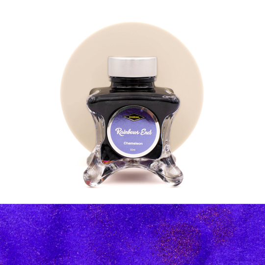 Diamine Inkvent Rainbows End Ink Bottle 50 ml Purple Edition Chameleon