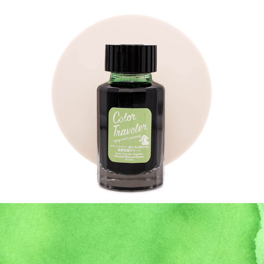 Color Traveler Kinashi Bonsai Green Ink Bottle 30 ml