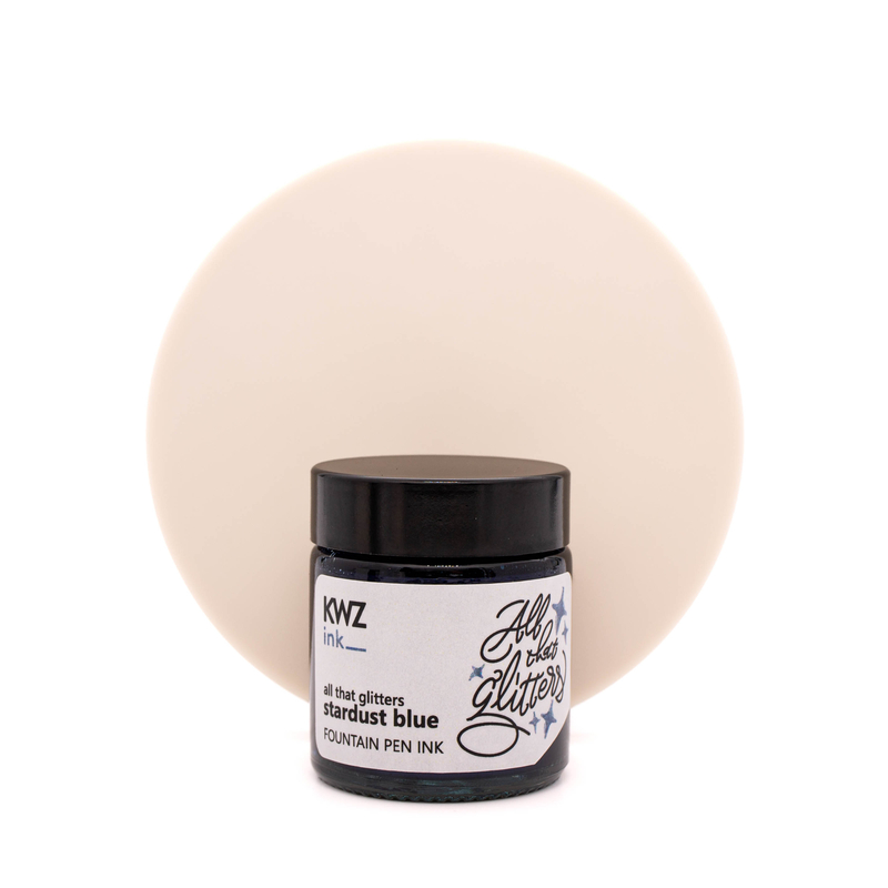 KWZ Ink KWZ All That Glitters Stardust Blue Ink Bottle 30 ml