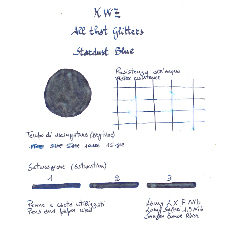KWZ Ink KWZ All That Glitters Stardust Blue Inchiostro 30 ml
