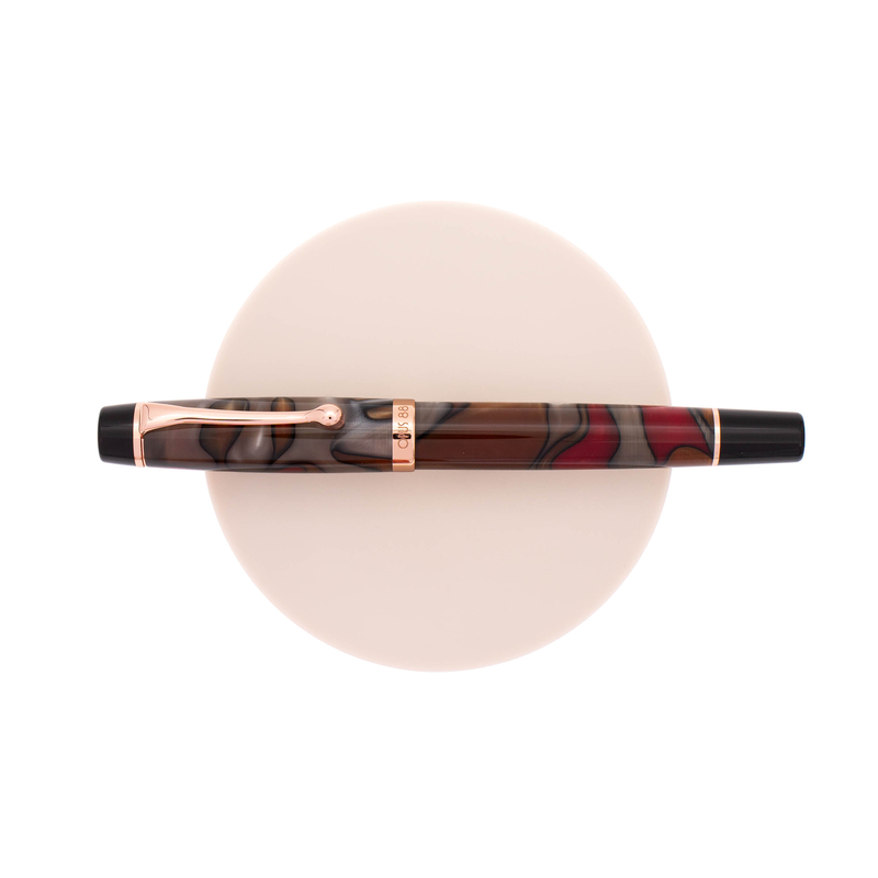 Opus 88 Opus 88 Harmony Penna Stilografica Red Grey Marble