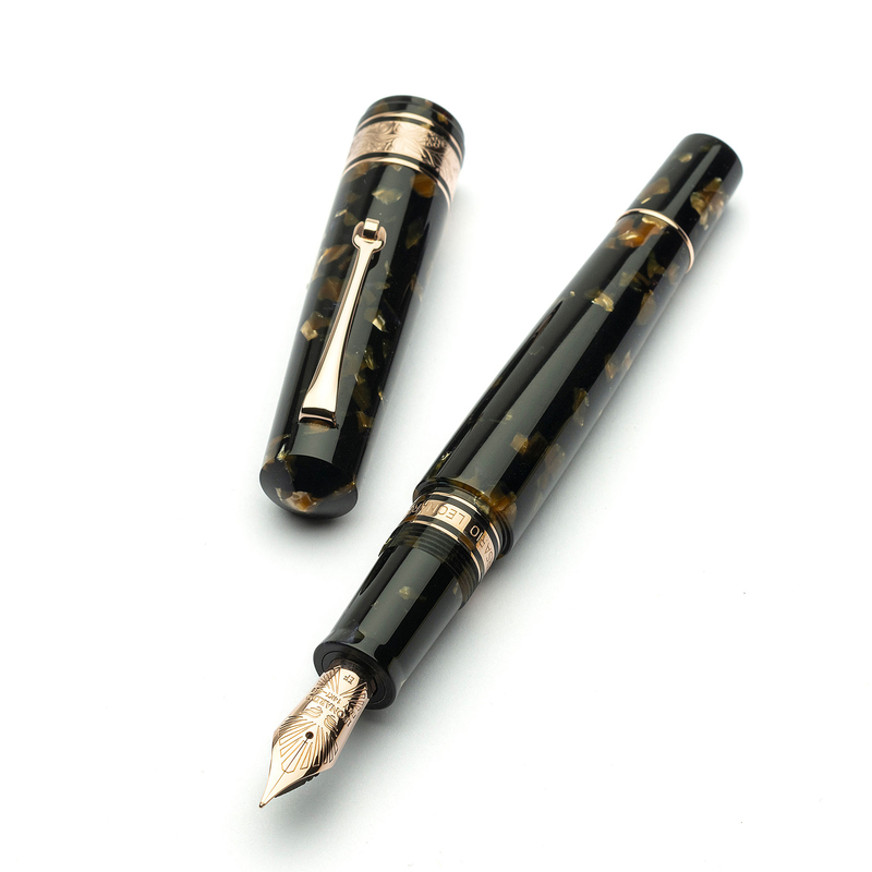 Leonardo Officina Italiana Leonardo Cinquantesimo Fountain Pen Federico & Rose Gold Limited Edition