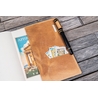 Galen Leather Galen Leather Slim Notebook Cover A5 Crazy Horse Honey Ochre