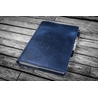 Galen Leather Galen Leather Cover A5 in Pelle Crazy Horse Navy Blue