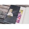 Galen Leather Galen Leather Slim Notebook Cover A5 Crazy Horse Smoky Grey