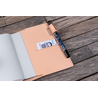 Galen Leather Galen Leather Slim Notebook Cover A6 Undyed Leather