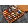 Galen Leather Galen Leather Collector Pen Case for 60 Kaweco Pens Crazy Horse Brown