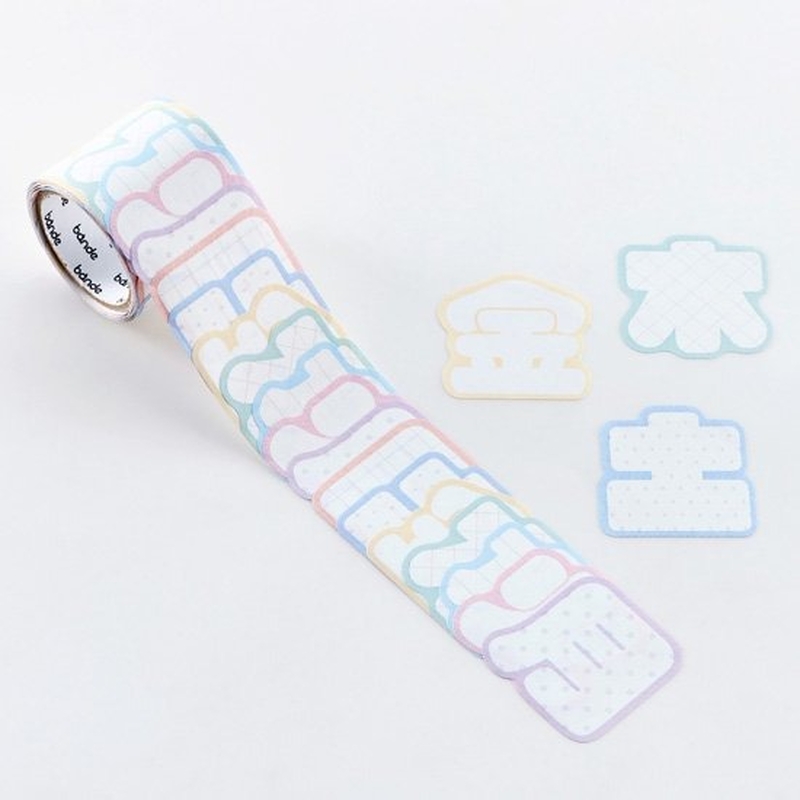 Bande Bande Washi Tape Writable Roll Sticker Week days
