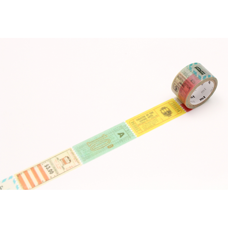 MT Masking Tape MT Fab Washi  Perforated Tape Ticket