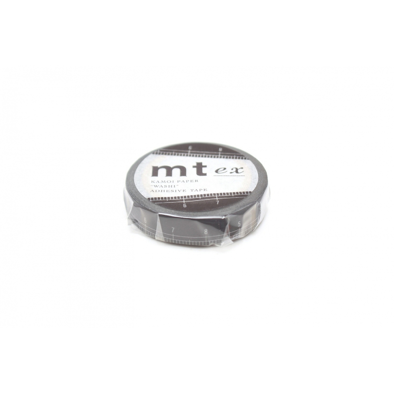 MT Masking Tape MT Ex Washi Tape Righello Nero