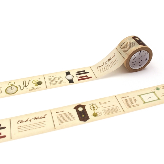 MT Ex Washi Tape Encyclopedia & Clocks