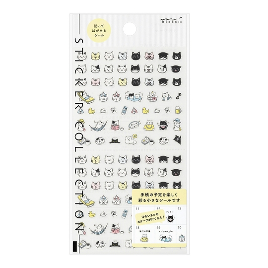 Midori Adesivi Decorativi Pictograph Cat