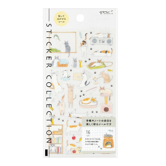 Midori Stickers Cat M