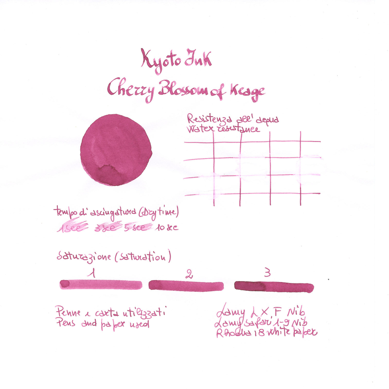 Kyoto Ink Kyo Iro Cherry Blossom of Keage Ink Bottle 40 ml